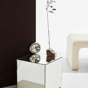 Pastill – Ponti kub 35×35 cm – Silver – Småbord – Från Homeroom