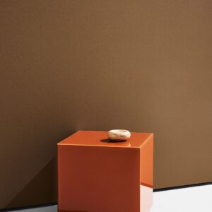 Pastill – Pop kub i färgat glas 35×35 cm – Brun – Småbord – Från Homeroom