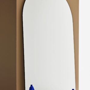 Pastill – Uma Bold spegel 198×119 cm – Silver – Stora speglar – Från Homeroom