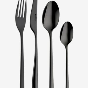 Pintinox – Bestickset 24 delar Florence Black – Svart – Bestick – Från Homeroom