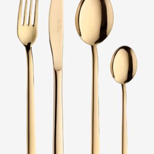 Pintinox – Bestickset 24 delar Synthesis – Guld – Bestick – Från Homeroom