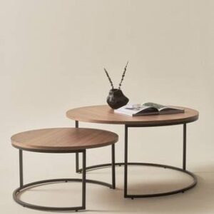 REDMOND soffbord 2 delar Valnöts faner