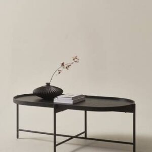 RENO soffbord 60x120cm Svart ekfaner