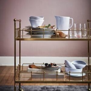 ROSKILDE serveringsvagn Guld