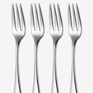 Robert Welch – Dessertgaffel Radford Bright 4-pack – Silver – Bestick – Från Homeroom