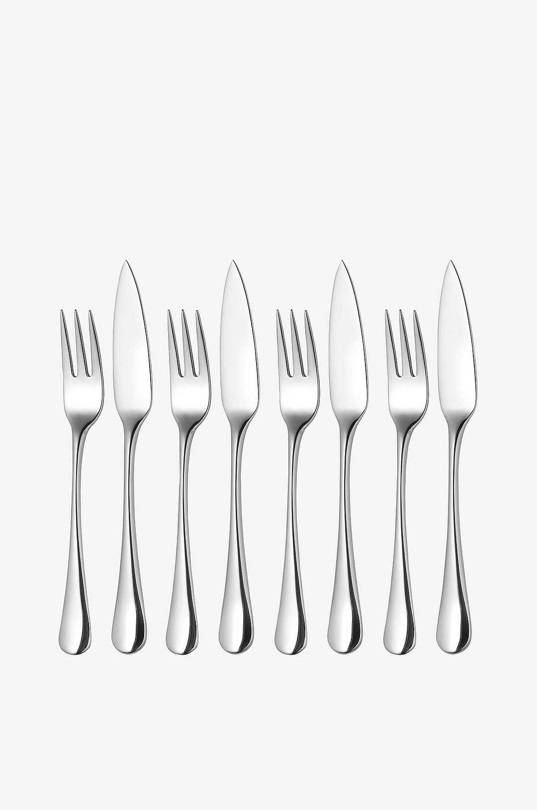 Robert Welch – Fiskbestick Radford Bright 8 delar – Silver – Bestick – Från Homeroom