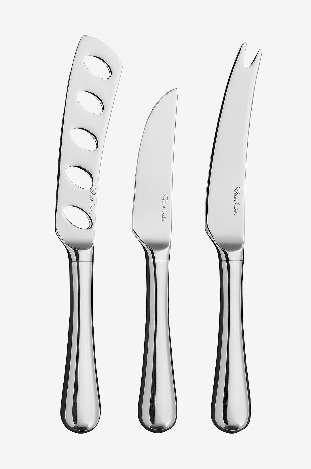 Robert Welch – Ostknivar Gourmet Radford Bright, set i 3 delar – Silver – Bestick – Från Homeroom
