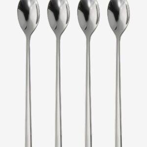 Robert Welch – Tesked Blockey Bright med långt skaft, 4-pack – Silver – Bestick – Från Homeroom