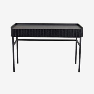 Rowico Home – Halifax skrivbord med trätopp – Svart – Skrivbord – Från Homeroom