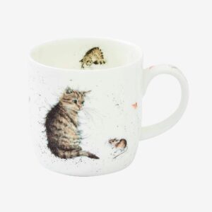 Royal Worcester – Mugg Wrendale Designs Cat And Mouse 31 cl – Flerfärgad – Koppar & muggar – Från Homeroom