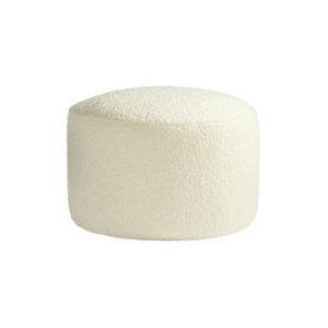 SHANGHAI TEDDY sittpuff ø 70 cm Naturvit