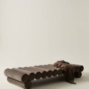 SIMONETTA dagbädd Varm gråbrun