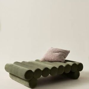 SIMONETTA sittpuff 77×122 cm Olivgrön