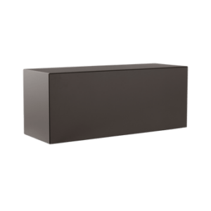 SKÅNE väggskåp/skrivbord 36×100 cm Almost black