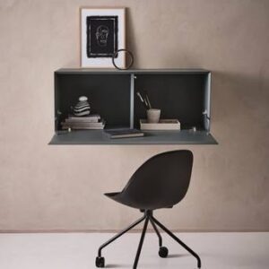 SKÅNE väggskåp/skrivbord 36×100 cm Ljusgrön