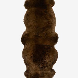 Skinnwille – Fårskinn Gently Dubbelt – Brun – Fällar & skinnmattor – Från Homeroom