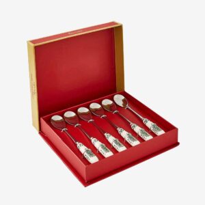 Spode – Dessertsked Christmas Tree 15 cm 6-pack – Vit – Bestick – Från Homeroom