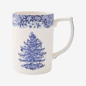 Spode – Mugg 0,34 l Blue Italian Christmas Tree – Blå – Koppar & muggar – Från Homeroom