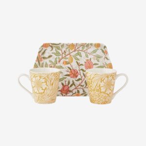 Spode – Mugg- och bricka-set Morris & Co Fruits & Marigold – Flerfärgad – Koppar & muggar – Från Homeroom