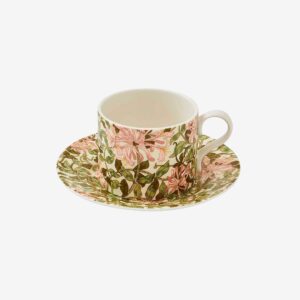 Spode – Tekopp med fat Morris & Co Honeysuckle – Flerfärgad – Koppar & muggar – Från Homeroom