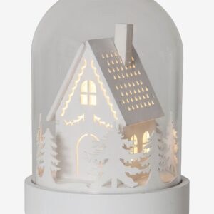 Star Trading – Glaskupol Hus – Vit – Dekorativ julbelysning – Från Homeroom