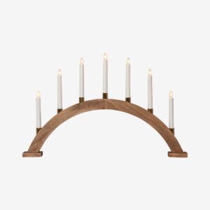 Star Trading – Ljusstake Gillian båge – Brun – Adventsljusstakar – Från Homeroom