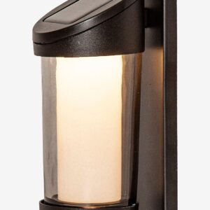 Star Trading – Solcellsbelysning, vägg Alippa – Svart – Fasadbelysning – Från Homeroom