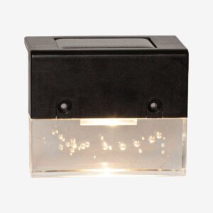 Star Trading – Solcellsbelysning, vägg Bubbly Fence 4-p – Svart – Fasadbelysning – Från Homeroom