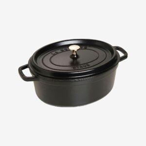 Staub – Gryta La Cocotte oval 31 cm, 5,5 l – Svart – Grytor & kastruller – Från Homeroom