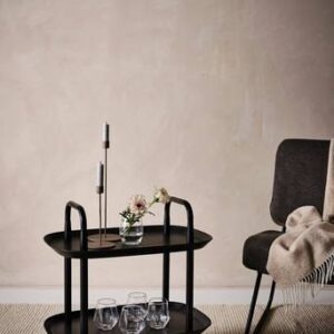 TOYAMA serveringsvagn Svart