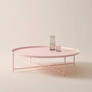 TRAYSON soffbord ø 110 cm Matt rosa