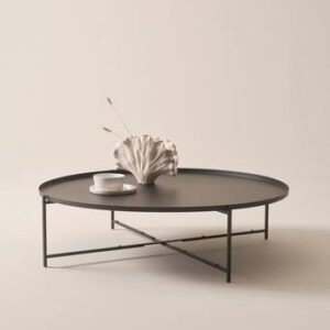 TRAYSON soffbord ø 110 cm Matt svart