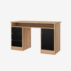 Tvilum – Function Plus Desk 1 dörr + 3 lådor – Brun – Skrivbord – Från Homeroom