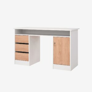 Tvilum – Function Plus Desk 1 dörr + 3 lådor – Brun – Skrivbord – Från Homeroom