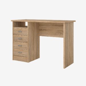 Tvilum – Function Plus Skrivbord 4 lådor – Brun – Skrivbord – Från Homeroom