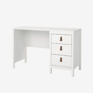 Tvilum – Madrid Skrivbord 3 lådor – Vit – Skrivbord – Från Homeroom