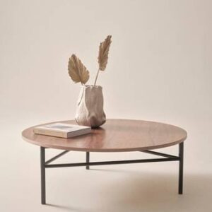 VALLEY soffbord ø 100 cm Valnötsbrun