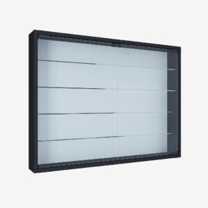 VCM – Väggvitrinskåp Mandosa L – Svart – Skåp – Från Homeroom