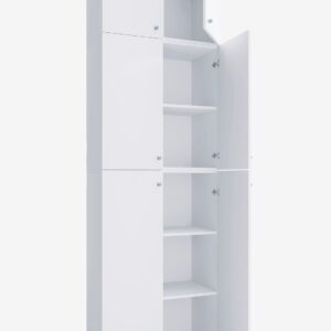 VCM – Vcm Garderob Lona Xxl gångjärnsdörrar – Med tillbehör – Vit – Skåp – Från Homeroom