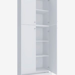 VCM – Vcm Kontorsskåp Lona Xxl gångjärnsdörrar – Med låda – Vit – Skåp – Från Homeroom