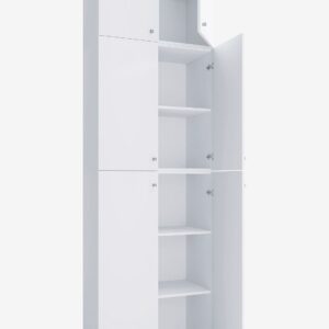 VCM – Vcm Kontorsskåp Lona Xxl gångjärnsdörrar – Med tillbehör – Vit – Skåp – Från Homeroom