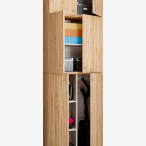 VCM – Vcm Städskåp Lona Xxl gångjärnsdörrar – Med tillbehör – Beige – Skåp – Från Homeroom