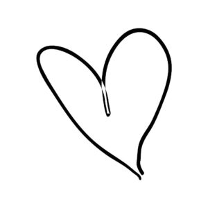 Venture Home – Poster Heart – Svart – Posters – Från Homeroom