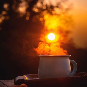 Venture Home – Poster Morning coffee – Orange – Posters – Från Homeroom