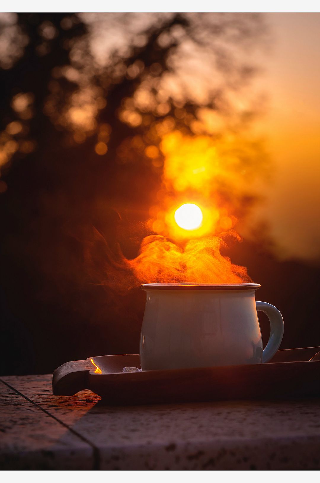 Venture Home – Poster Morning coffee – Orange – Posters – Från Homeroom