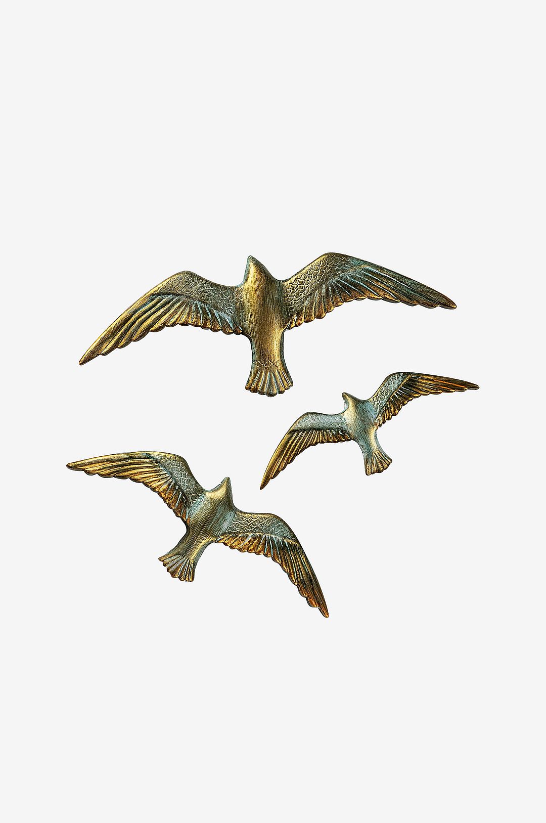 Wallity – Väggdekor Edith (3 st.) – Guld – Posters & tavlor – Från Homeroom