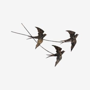 Wallity – Väggdekor av metall Rosemarie – Svart – Posters & tavlor – Från Homeroom