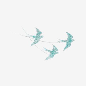 Wallity – Väggdekor av metall Rosemarie – Vit – Posters & tavlor – Från Homeroom