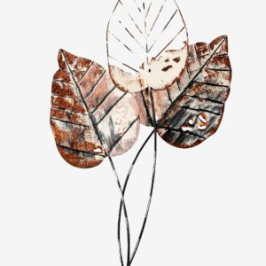 Wallity – Väggdekor av metall Silvia – Brun – Posters & tavlor – Från Homeroom