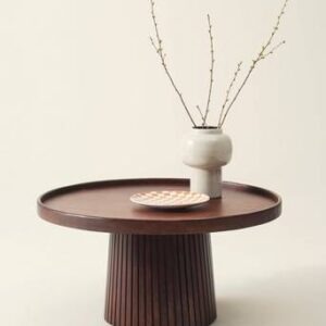 ZELARINO soffbord ø 90 cm Brun